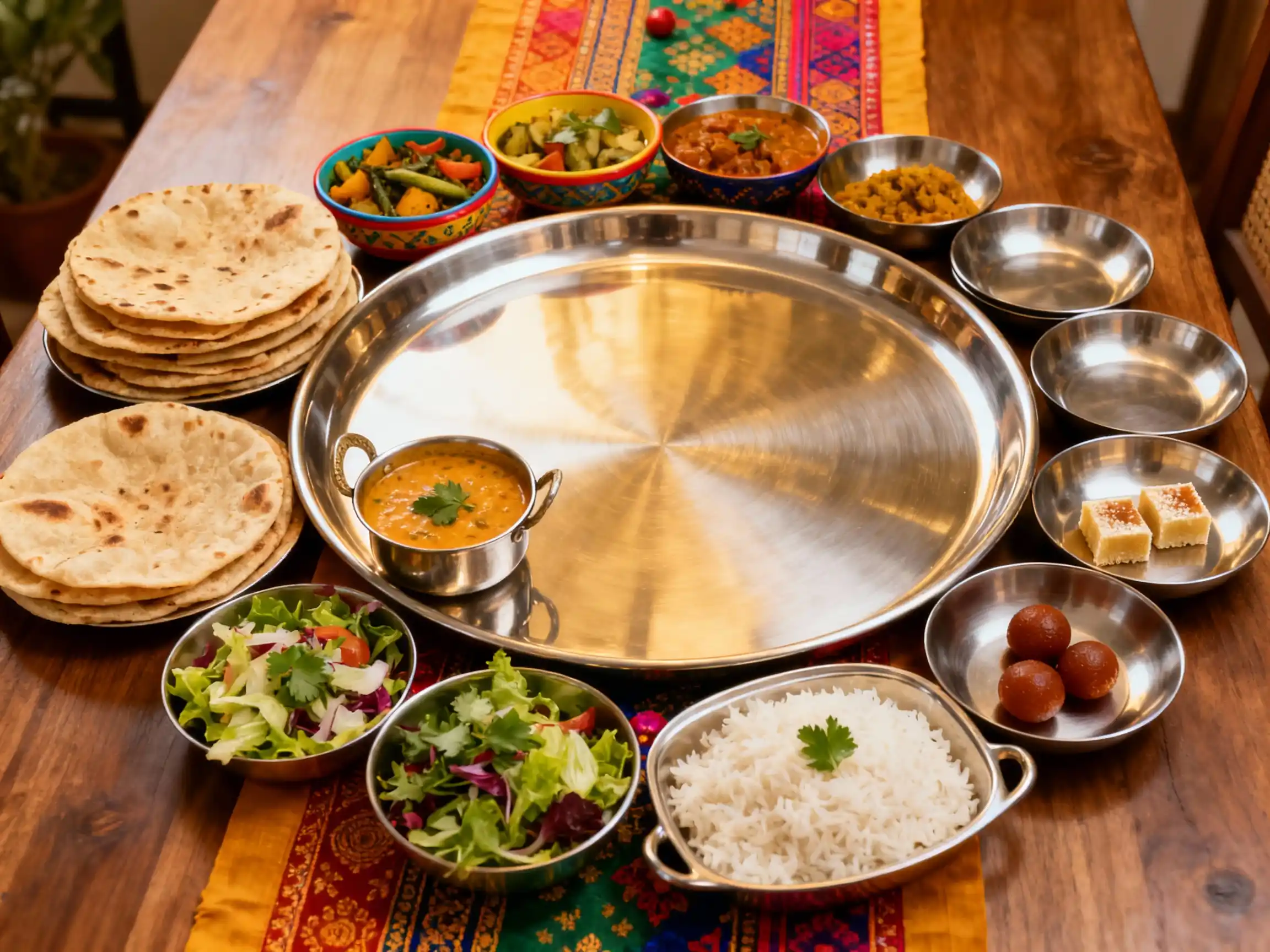 Pure vegetarian party thali 10-15 people Murlipura Jaipur